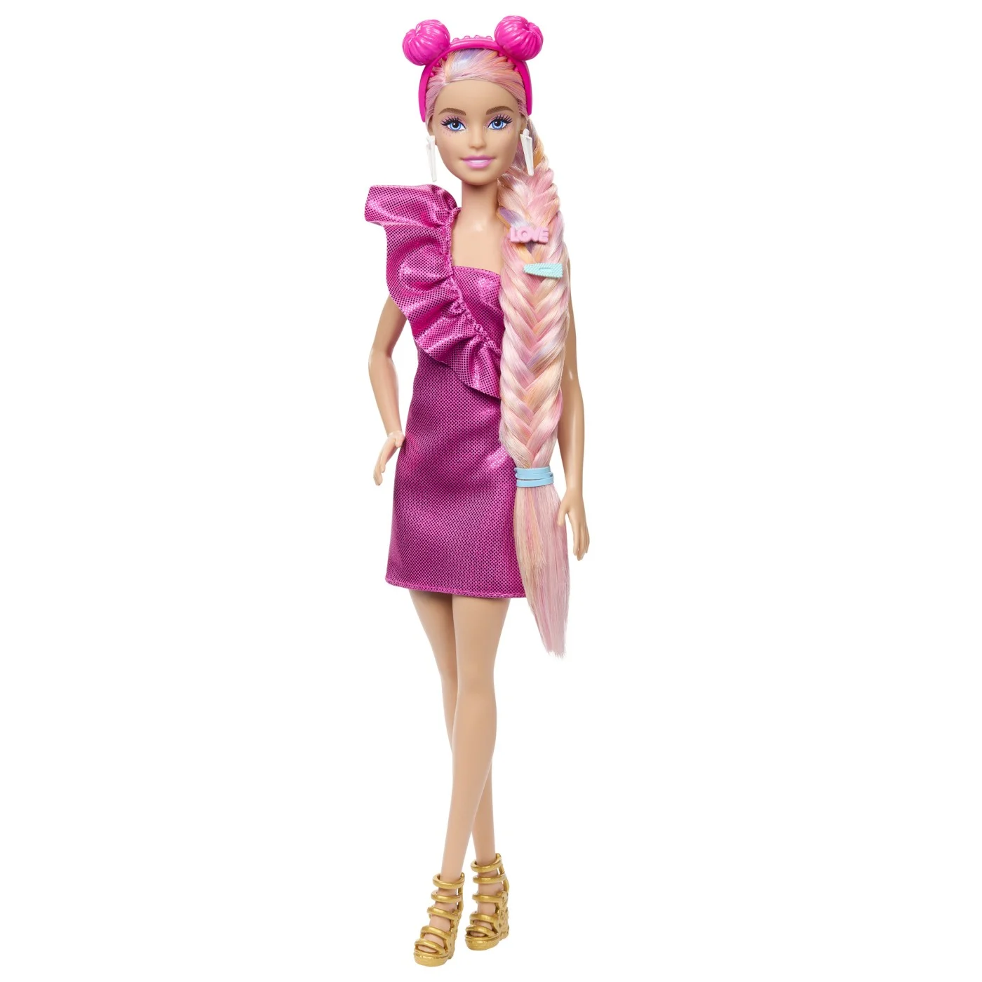 Papusa Barbie Fun & Fancy Hair cu Accesorii pentru Coafat [5]