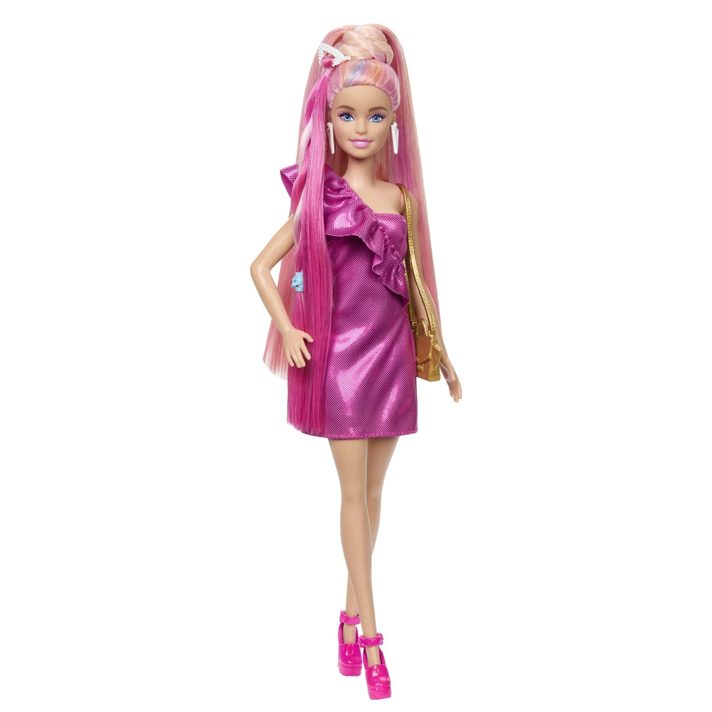 Papusa Barbie Fun & Fancy Hair cu Accesorii pentru Coafat [7]