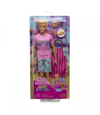 Noutati - Papusa Ken Barbie Mysteries: Detectivi pe Plaja cu Accesorii