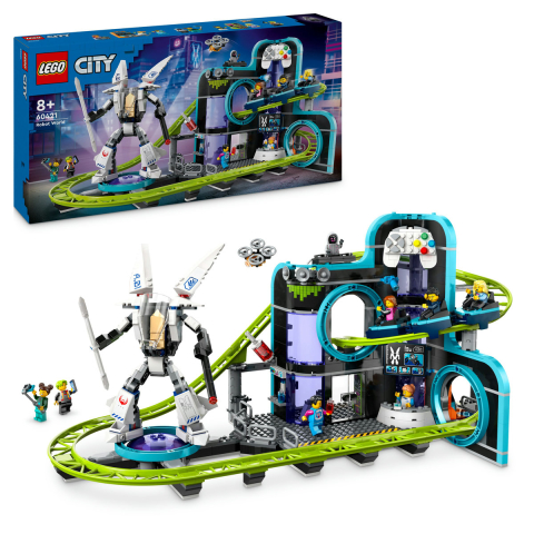 LEGO - Parc cu roller-coaster Lumea Robotilor