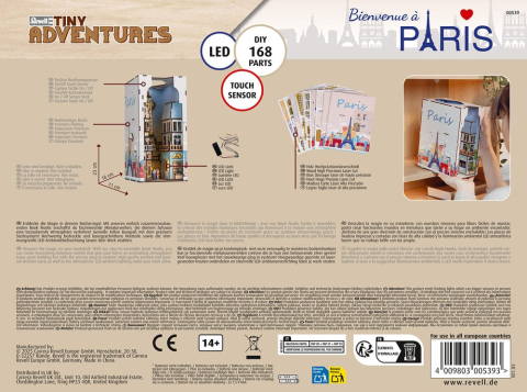 Paris Tiny Adventures Book Nook Mini Diorama 23 cm [10]