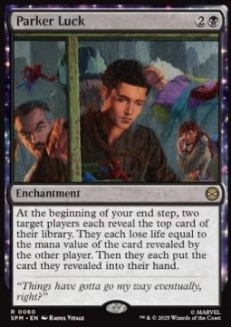 Singles Trading Card Games - Parker Luck Marvel's Spider-Man FOILED 60