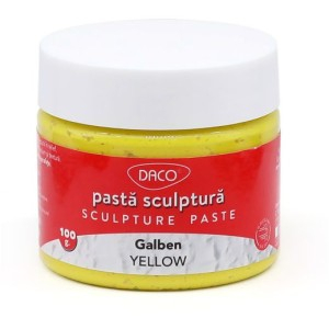 Rechizite, Creativitate, Hobby - PASTA SCULPTURA DACO PM100G GALBEN