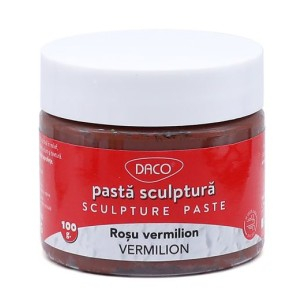 Rechizite, Creativitate, Hobby - PASTA SCULPTURA DACO PM100RV ROSU VERMILION