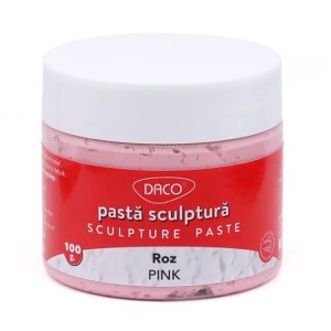 Rechizite, Creativitate, Hobby - PASTA SCULPTURA DACO PM100RZ ROZ