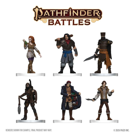 Games - Pathfinder Battles Boxed prepainted Miniatures Criminals 20 cm