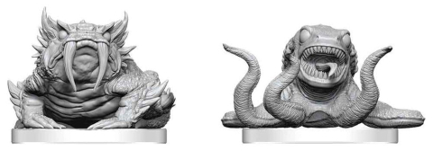 Pathfinder Battles Deep Cuts Unpainted Miniature Bogwid & Slurk 13 cm [1]
