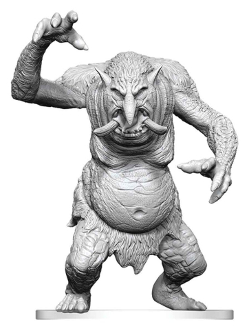 Pathfinder Battles Deep Cuts Unpainted Miniature Forest Troll 15 cm [4]
