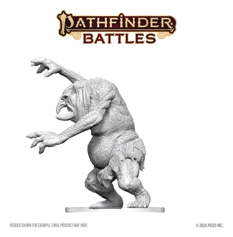 Pathfinder Battles Deep Cuts Unpainted Miniature Forest Troll 15 cm [3]