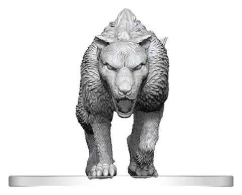 Pathfinder Battles Deep Cuts Unpainted Miniature Hyaenodon 13 cm [4]