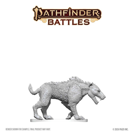 Pathfinder Battles Deep Cuts Unpainted Miniature Hyaenodon 13 cm [2]