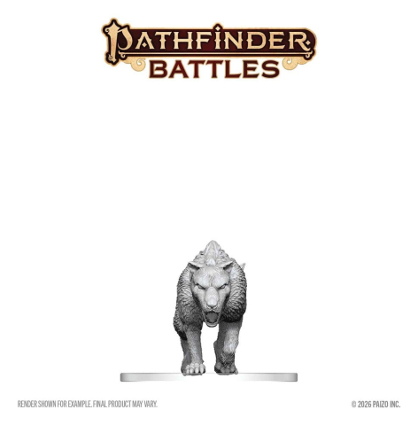 Pathfinder Battles Deep Cuts Unpainted Miniature Hyaenodon 13 cm [1]