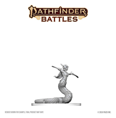 PRECOMENZI - Pathfinder Battles Deep Cuts Unpainted Miniature Lamia Matriarch 13 cm