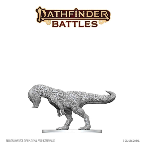 Pathfinder Battles Deep Cuts Unpainted Miniature Pachycephalosaurus 13 cm [2]
