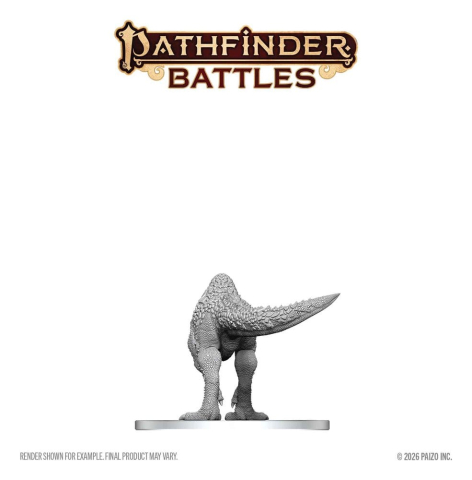 Pathfinder Battles Deep Cuts Unpainted Miniature Pachycephalosaurus 13 cm [3]