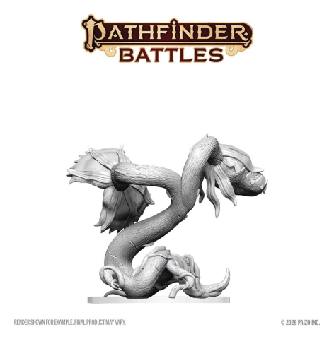 PRECOMENZI - Pathfinder Battles Deep Cuts Unpainted Miniature Snapping Flytrap 15 cm