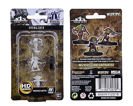 Pathfinder si Starfinder RPG - Pathfinder Battles Deep Cuts Unpainted Miniatures: Goblins