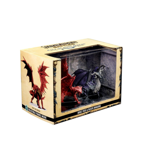 Pathfinder Battles Premium - Adult Red & Black Dragons [2]