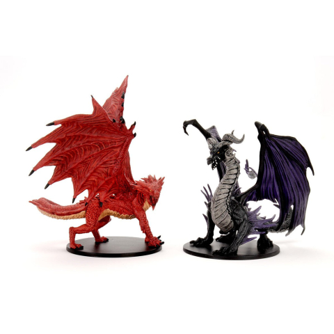 Noutati - Pathfinder Battles Premium - Adult Red & Black Dragons