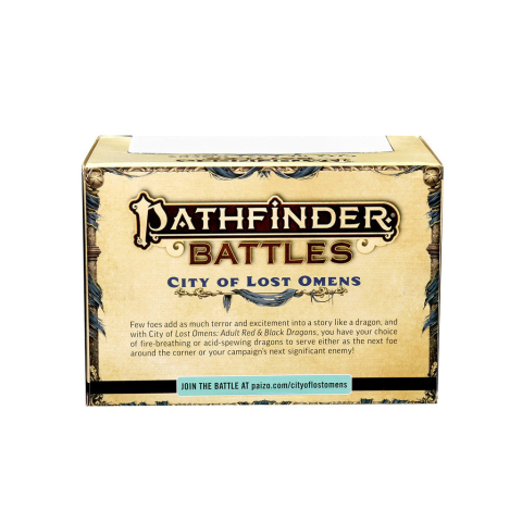Pathfinder Battles Premium - Adult Red & Black Dragons [3]