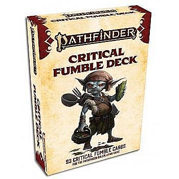Pathfinder si Starfinder RPG - Pathfinder Critical Fumble Deck 2nd Edition