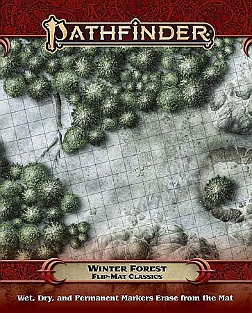 Pathfinder si Starfinder RPG - Pathfinder Flip-Mat Classics: Winter Forest
