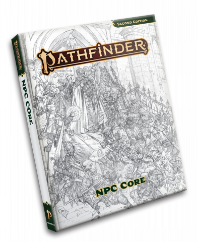 Pathfinder si Starfinder RPG - Pathfinder RPG NPC Core Sketch Cover (P2)