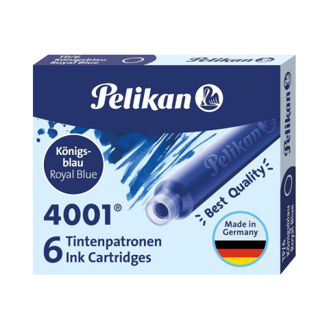 Stilouri - Patroane cerneala Pelikan 4001® – set 6 buc compatibile standard (TP6)