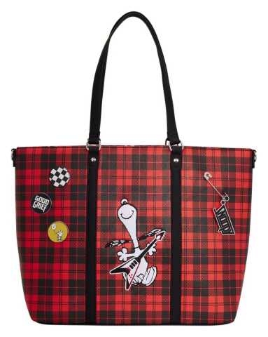 Peanuts by Loungefly Canvas Tote Bag Snoopy Grunge [4]