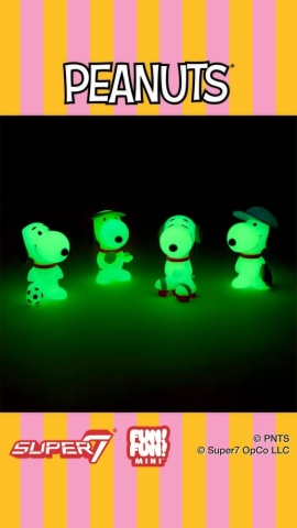 Peanuts Fun! Fun! Mini Figures Wave 01 Athlete Snoopy Blind Box Display (9) [3]
