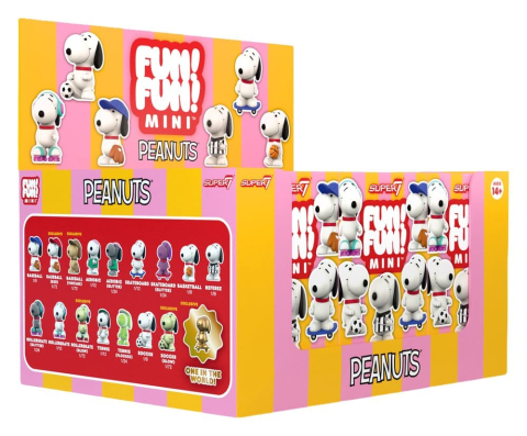 Peanuts Fun! Fun! Mini Figures Wave 01 Athlete Snoopy Blind Box Display (9) [4]
