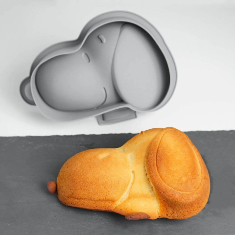 Casa si Cadouri - Peanuts Silicone Baking Tray Snoopy grey