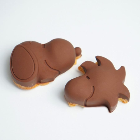 PRECOMENZI - Peanuts Silicone Muffin Tray Snoopy & Woodstock grey