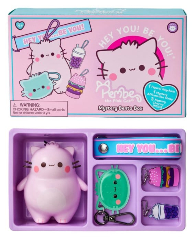 Collectibles - Pembe Keyrings Blind Box Bento Box Display 8 cm (8)