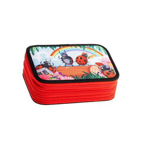 Penar echipat DACO PE3020E Ladybug – 3 compartimente, complet utilat [1]