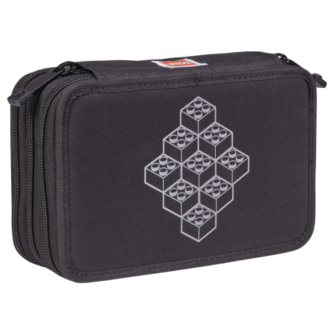 Reduceri - Penar echipat LEGO Bricks cu 3 compartimente