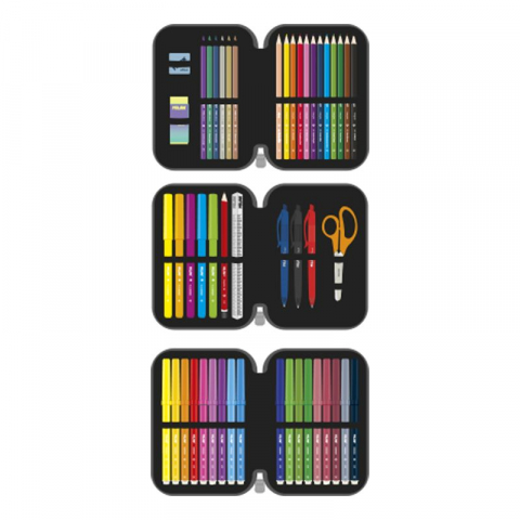 Penar echipat MILAN Sunset Black cu 3 compartimente [2]