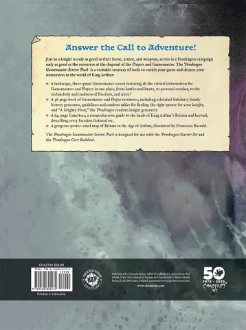 Pendragon Gamemaster Screen Pack [1]