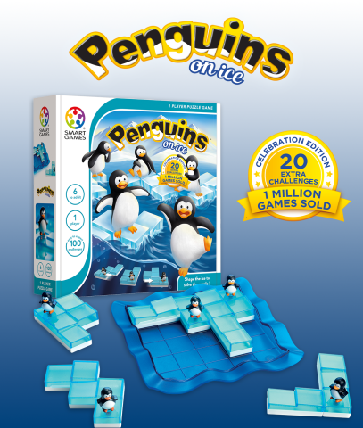 Smart Games - Penguins on Ice – Joc de logica cu 100 de provocari