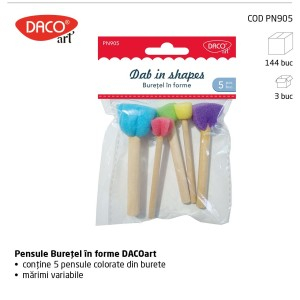 Rechizite, Creativitate, Hobby - PENSULE BURETE SET 5 BURETEL DACO PN905
