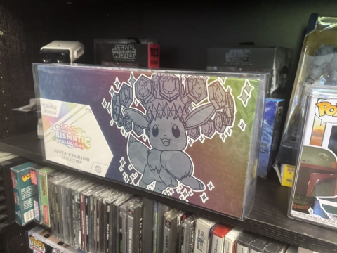 PRECOMENZI - PET Protectors 2-Pack for Pokémon Prismatic Evolutions Super Collection Box 38 x 18 cm
