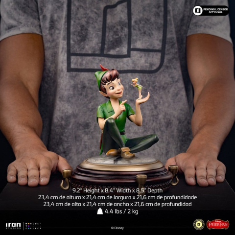 PRECOMENZI - Peter Pan (1953) Art Scale Statue 1/10 Peter Pan & Tinkerbell 23 cm