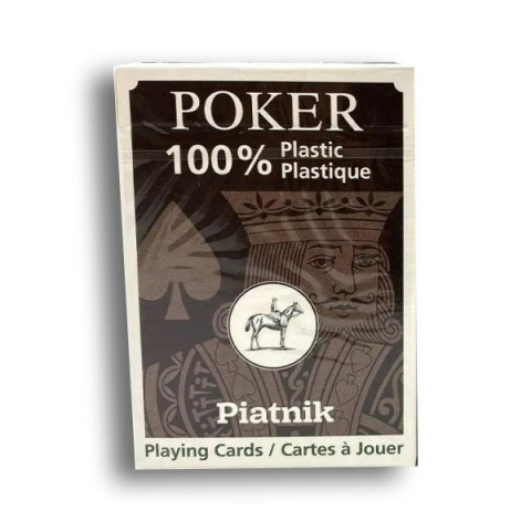 Piatnik 100% Plastic Poker Cards Verde/Maro [2]