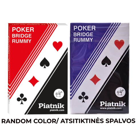 Noutati - Piatnik - Poker Bridge Rummy Cards Rosu/Albastru