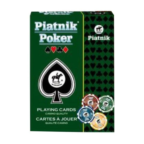 Board Games - Piatnik Poker Cards Rosu/Albastru