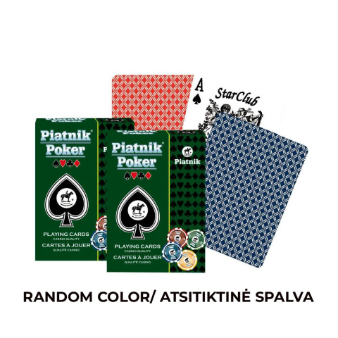 Piatnik Poker Cards Rosu/Albastru [2]