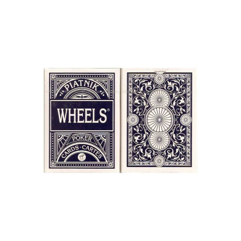 Noutati - Piatnik - Wheels Poker Cards Rosu/Albastru