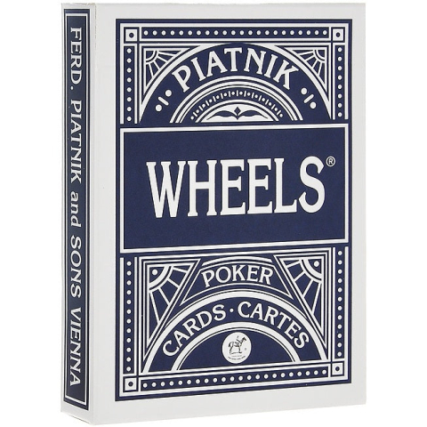 Piatnik - Wheels Poker Cards Rosu/Albastru [1]