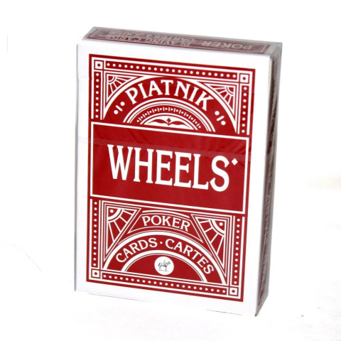 Piatnik - Wheels Poker Cards Rosu/Albastru [2]