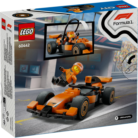 LEGO City Pilot F1 cu masina de curse McLaren 60442 [2]